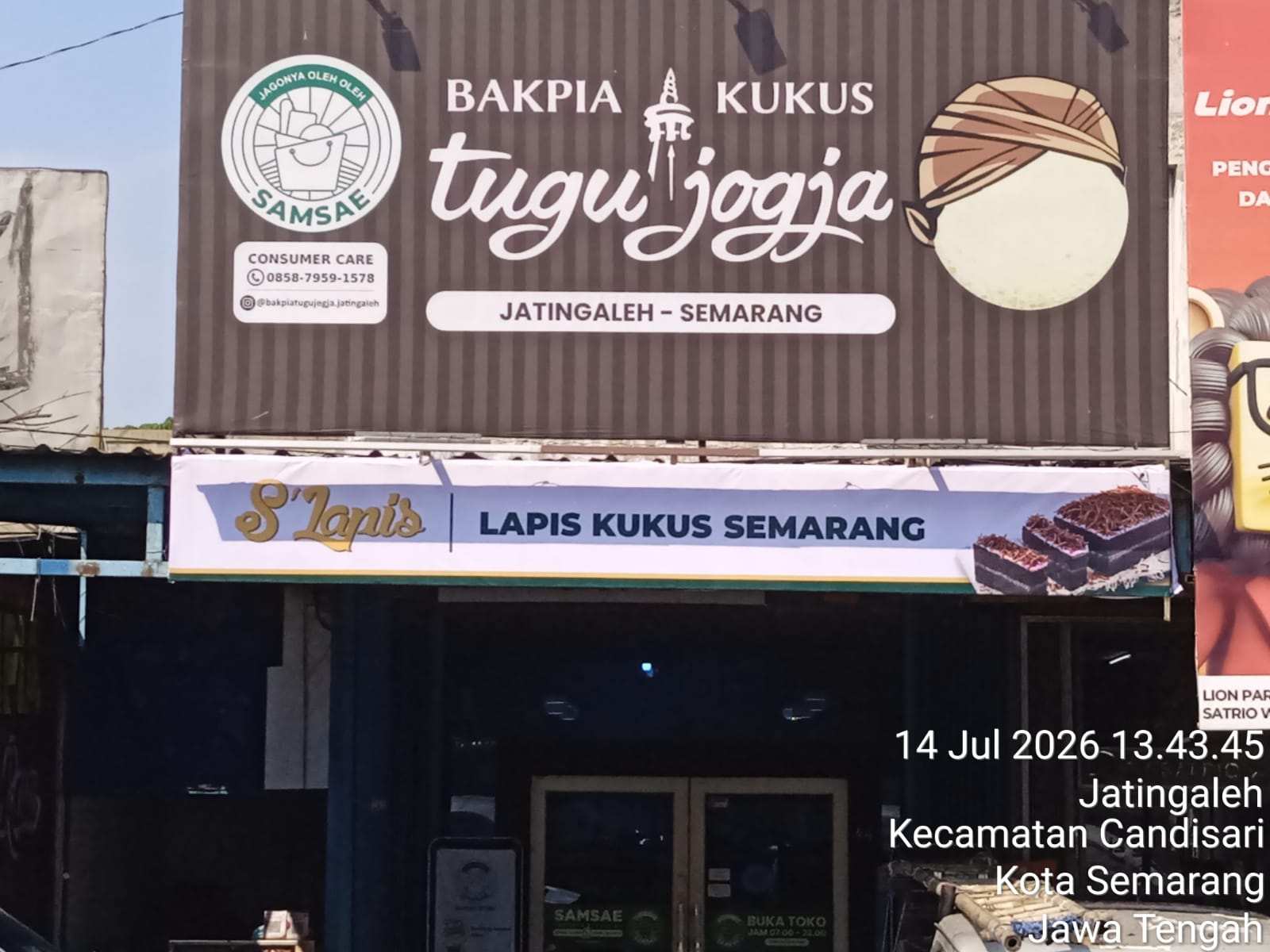 Samsae Store Jatingaleh - Bakpia Kukus Tugu Jogja & S'Lapis Kukus Semarang