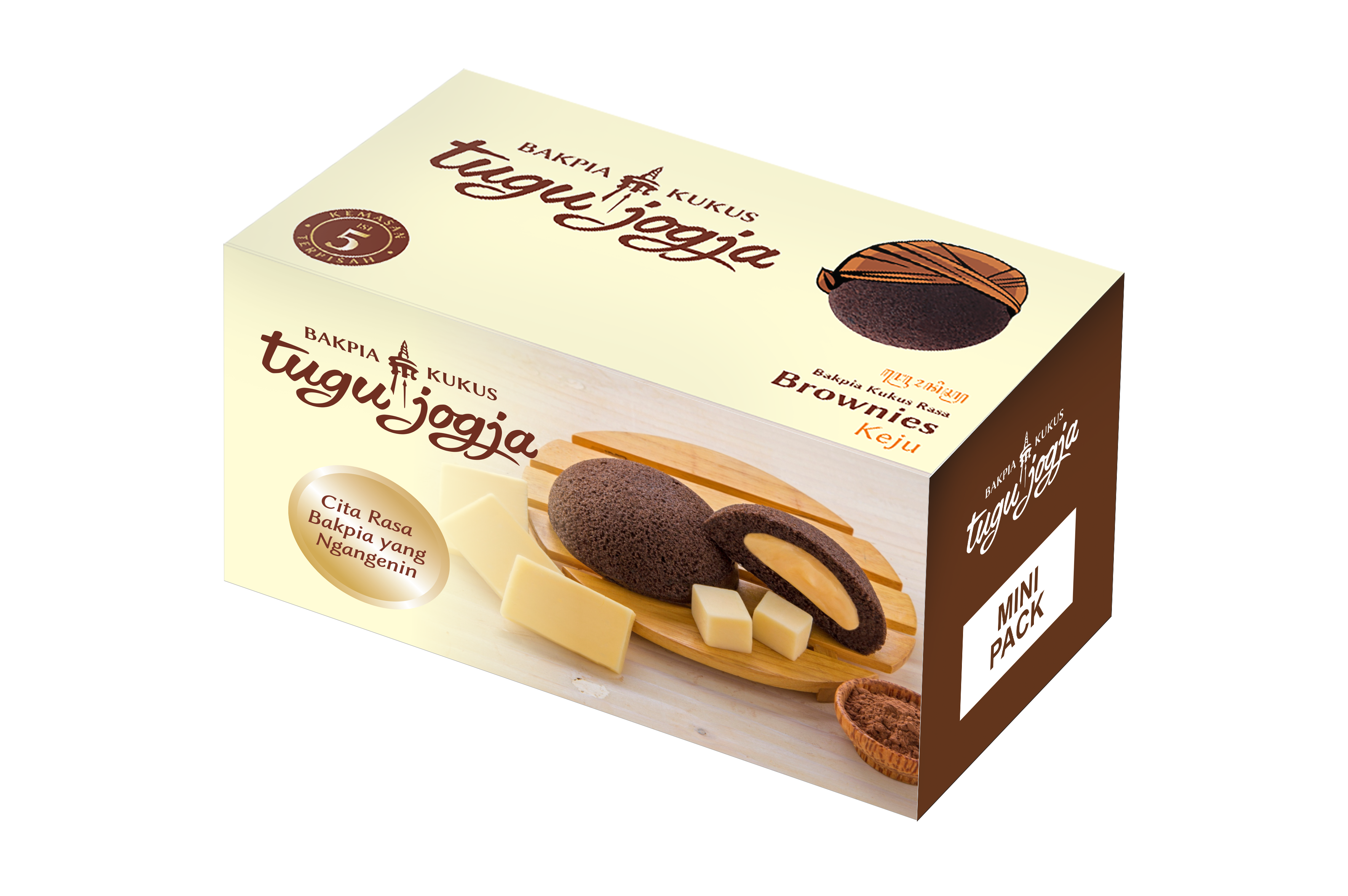 Bakpia Brownies Keju Mini Pack