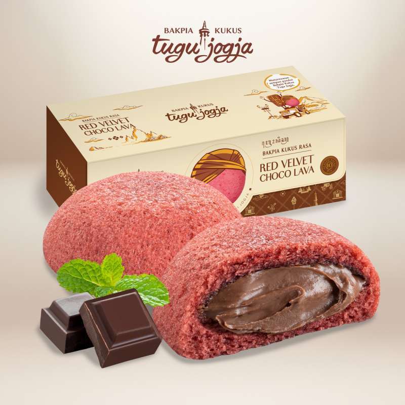 Bakpia TP Red Velvet Choco Lava