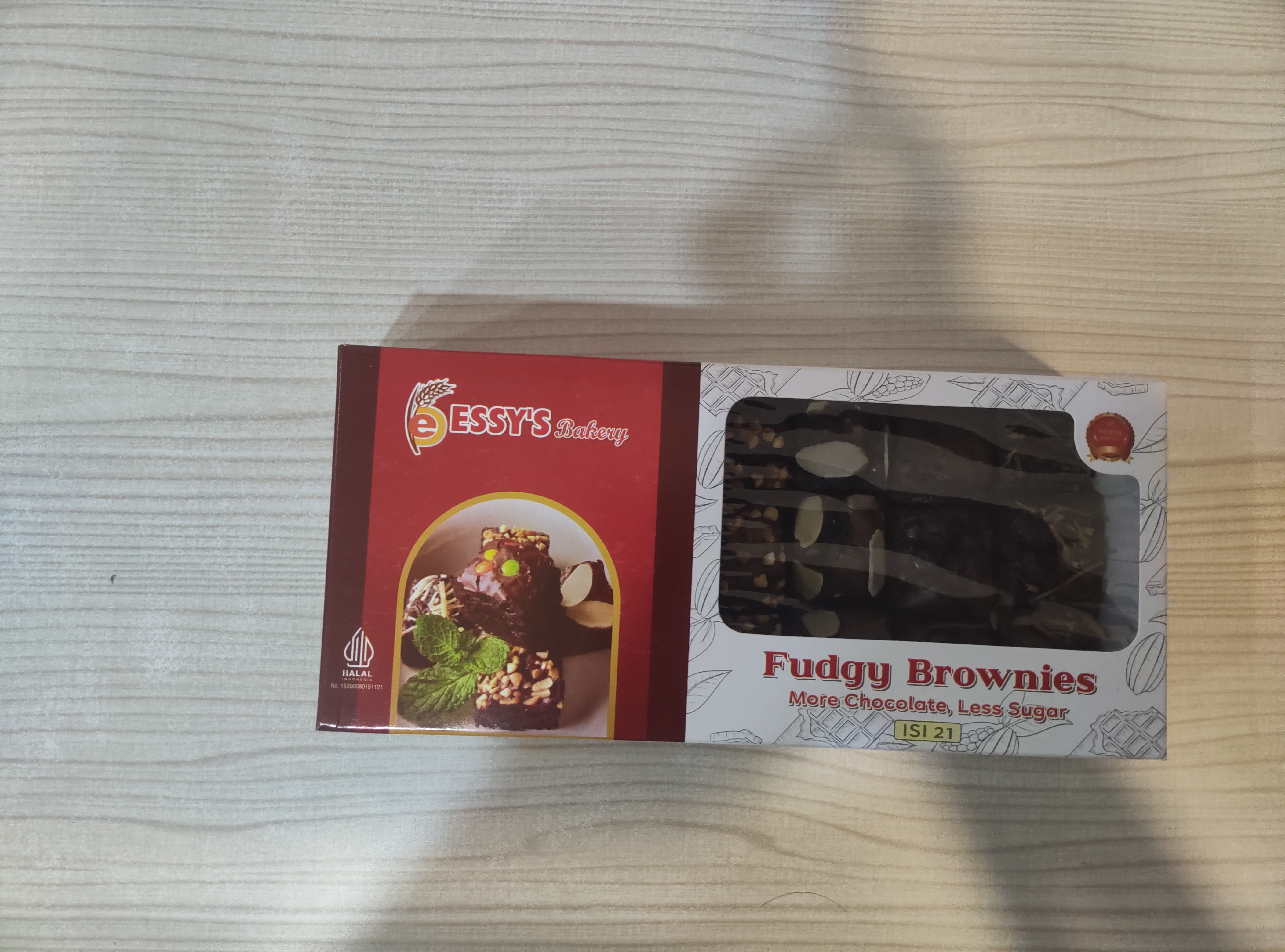 Fudgy Brownies Essys Sedang