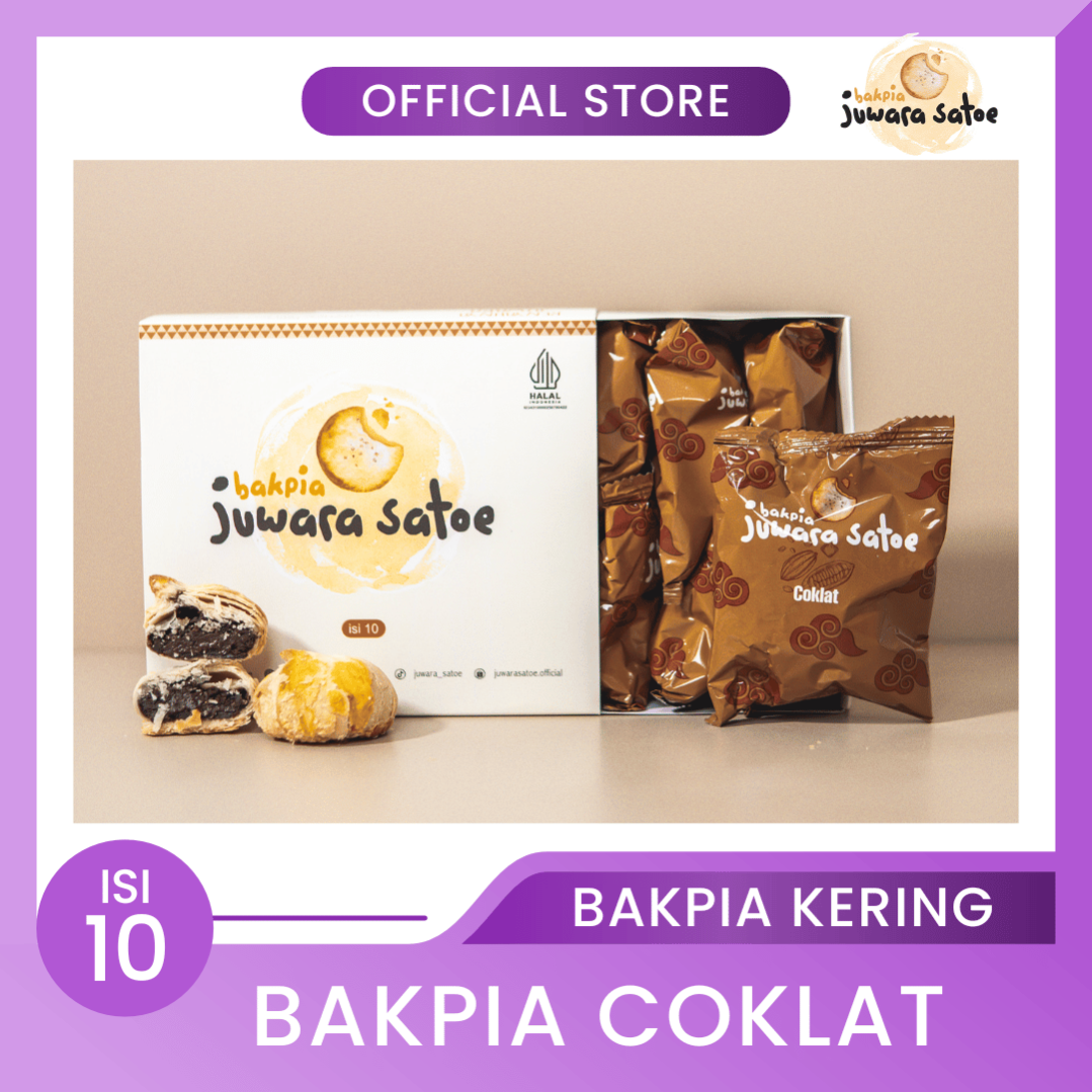 Bakpia Kering Coklat Isi 10