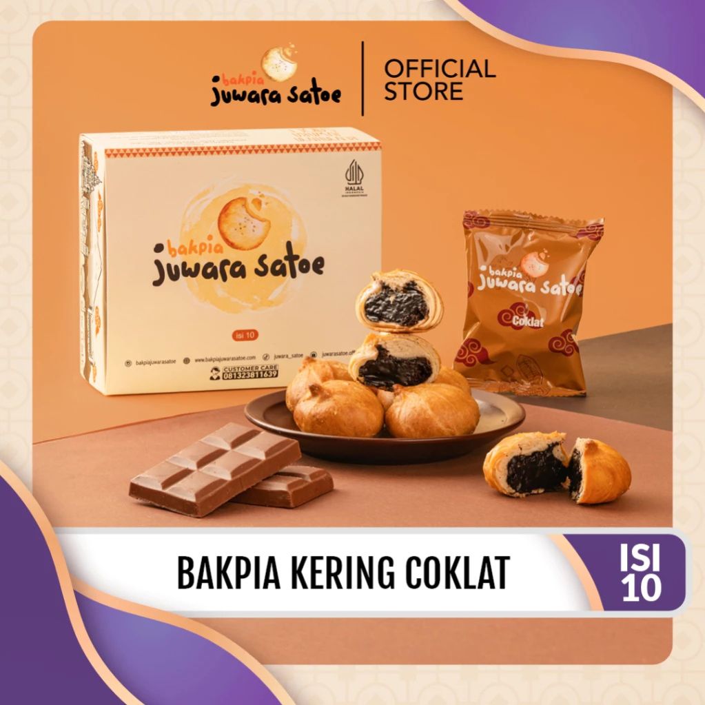 Bakpia Kering Coklat 