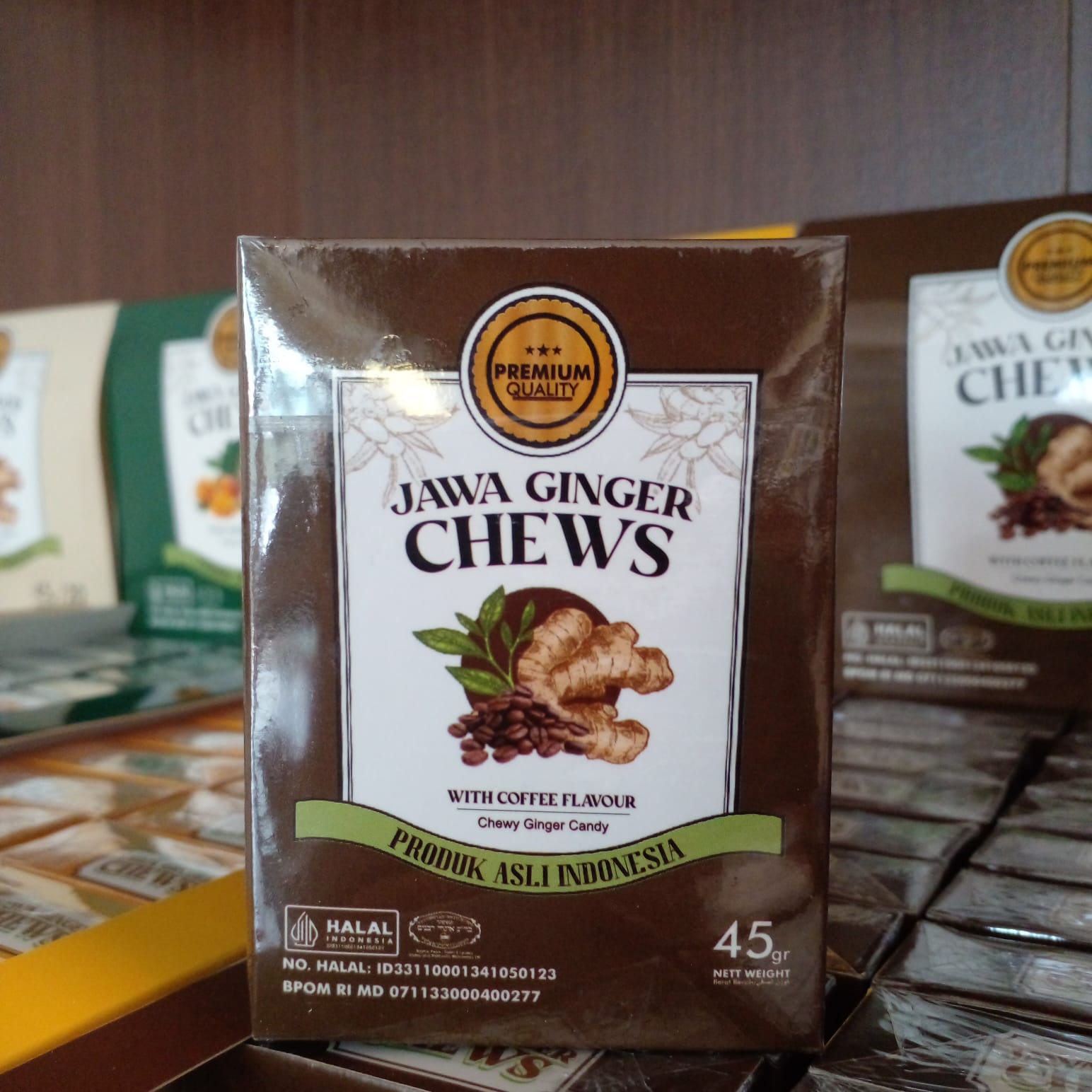 Permen Jawa Ginger Kopi